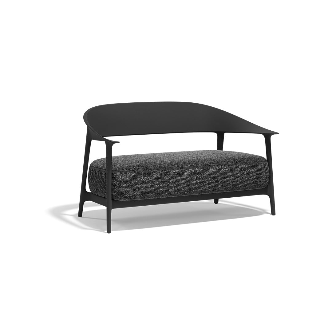 Medium Africa sofa in black by Vondom, modern sustainable indoor and outdoor seating from Modern Coastal Living | Black