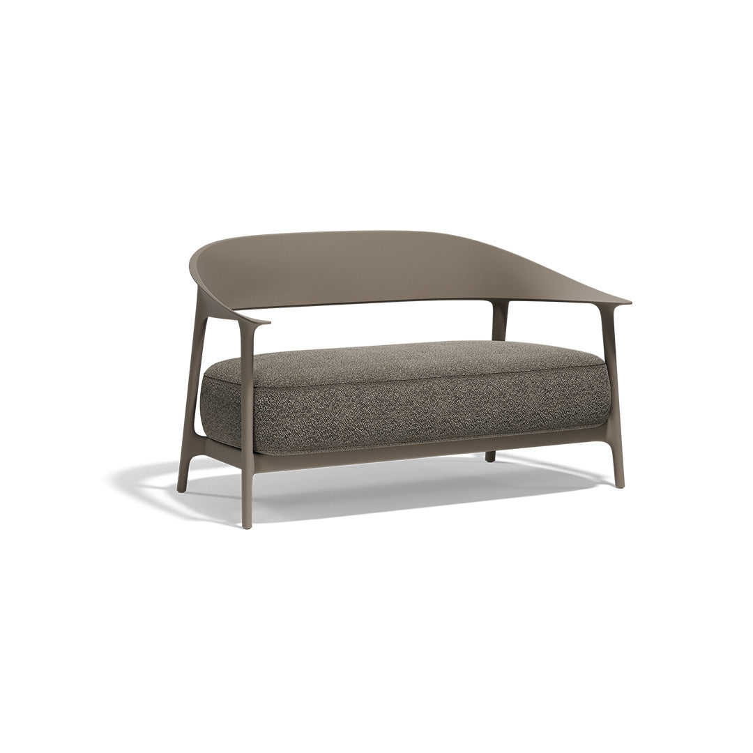 Medium Africa sofa in tortora by Vondom, modern sustainable indoor and outdoor seating from Modern Coastal Living | Tortora