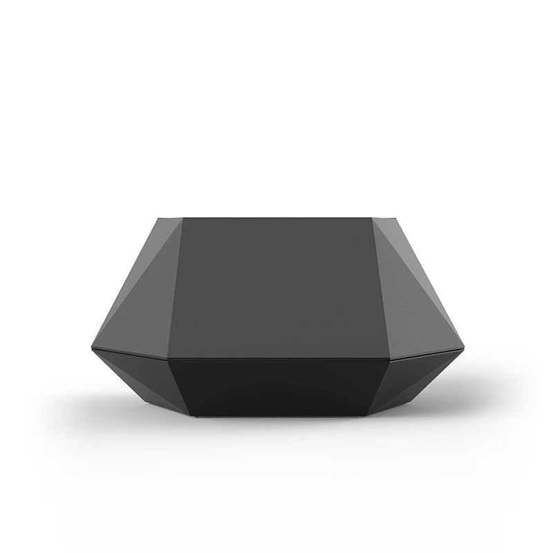 Black Faz daybed with hinged canopy and 360 swivel by Ramón Esteve for Vondom, sustainable luxury outdoor daybed – Modern Coastal Living.| Black