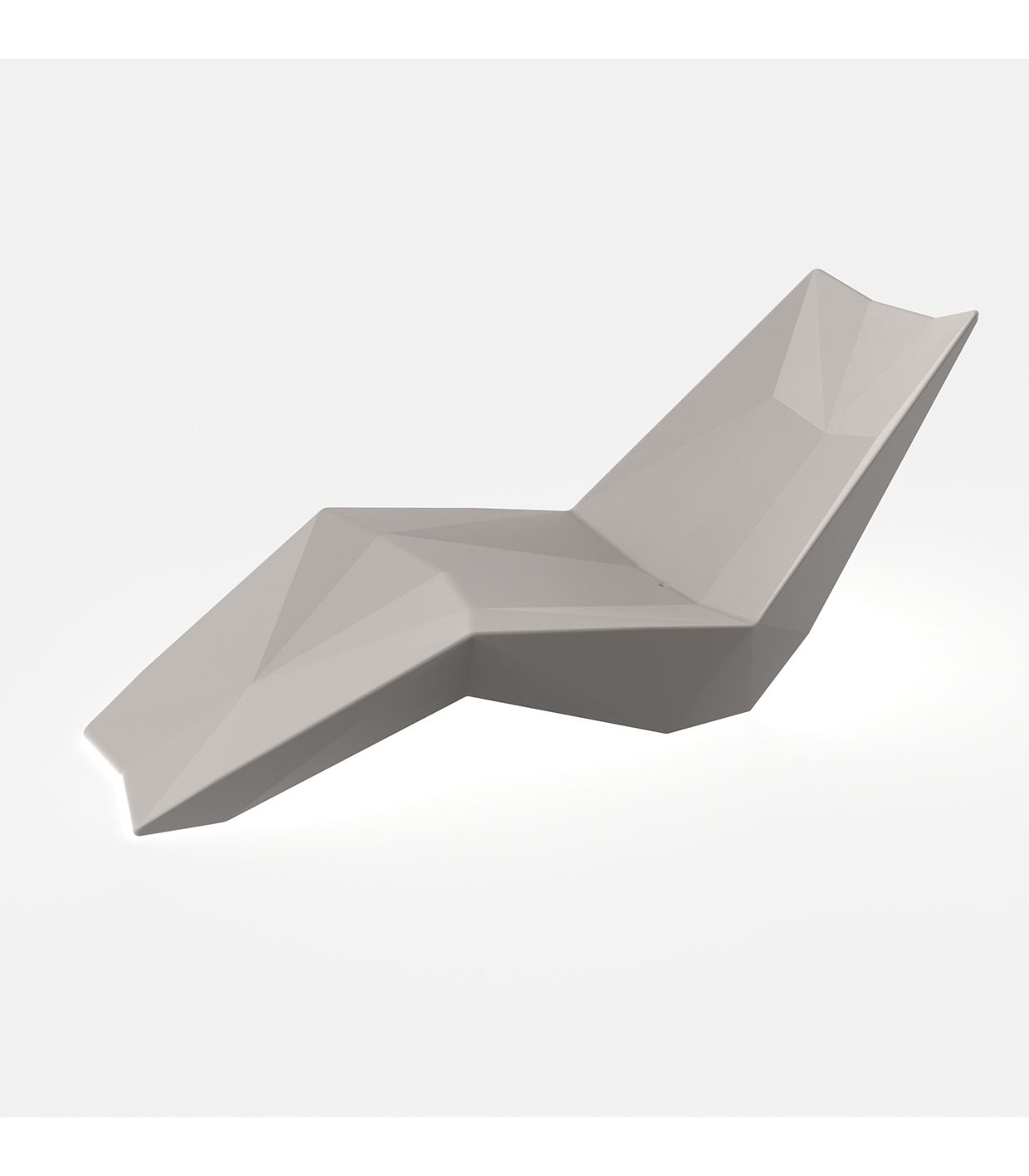 Ecru Faz sunbed by Ramón Esteve for Vondom, sustainable modern outdoor lounger – Modern Coastal Living.| Ecru