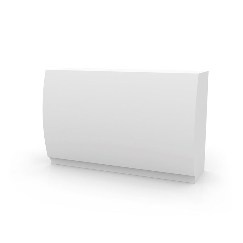 White Fiesta counter by Archirivolto Design for Vondom, sustainable modular bar for modern outdoor entertaining – Modern Coastal Living.| White
