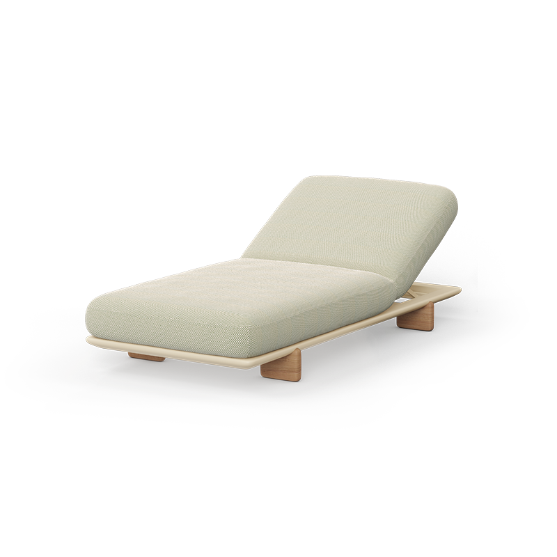 Milos Sun Lounger by Jean-Marie Massaud for Vondom eco-luxury Mediterranean outdoor seating at Modern Coastal Living| Milos Sun Lounger