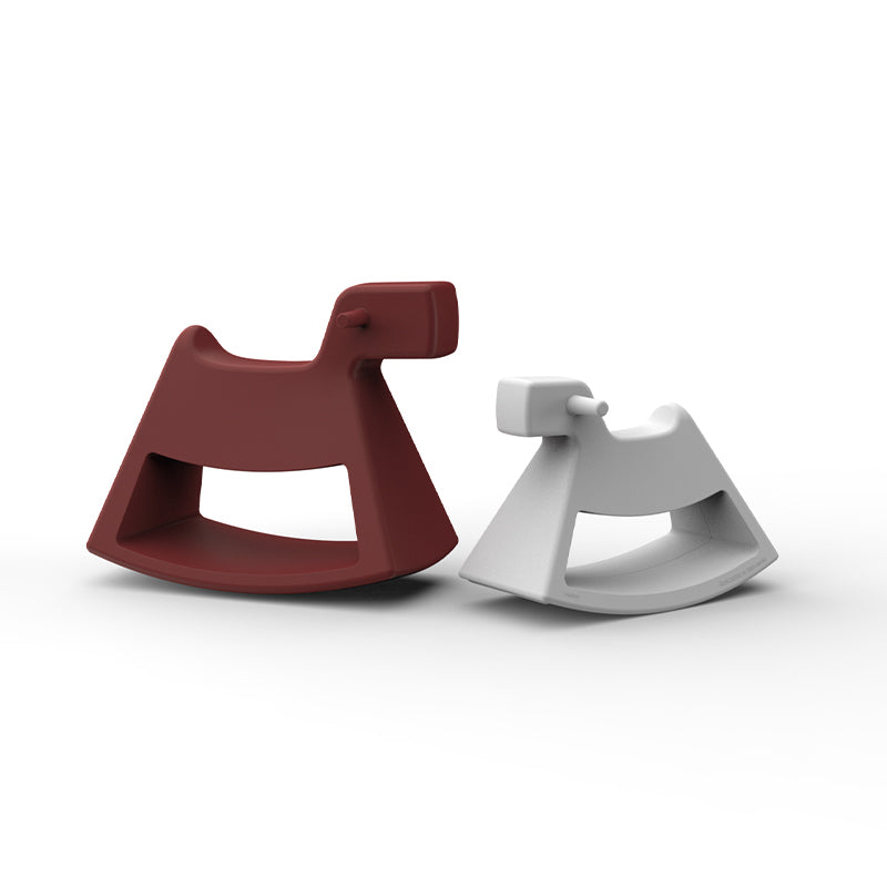 Rosinante rocking horse by Vondom, sustainable playful design by Eero Aarnio for adults and children – Modern Coastal Living.