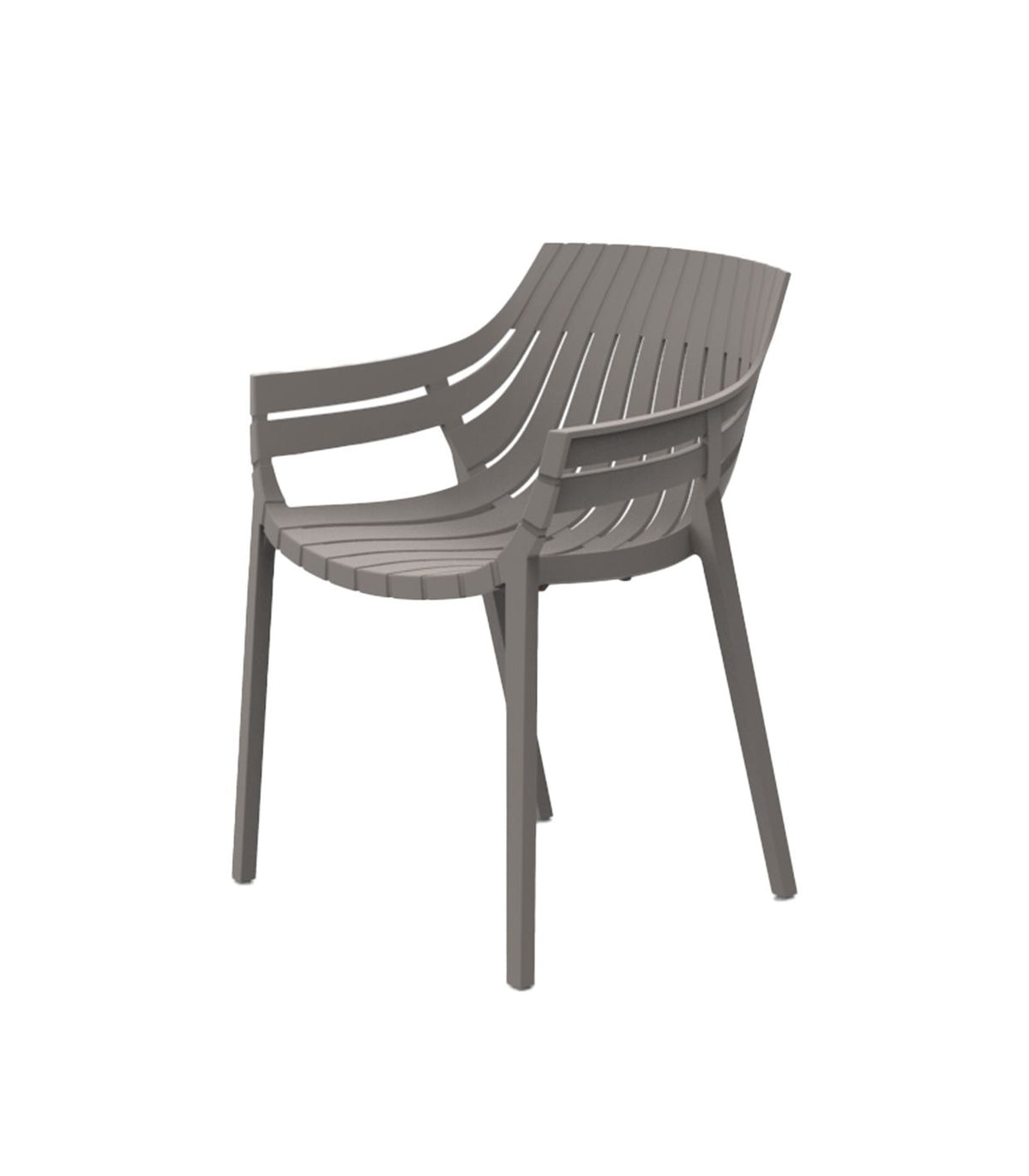 Tortora Spritz armchair by Archirivolto Design for Vondom, eco-luxury outdoor seating made from Mediterranean recycled plastic – Modern Coastal Living.| Tortora