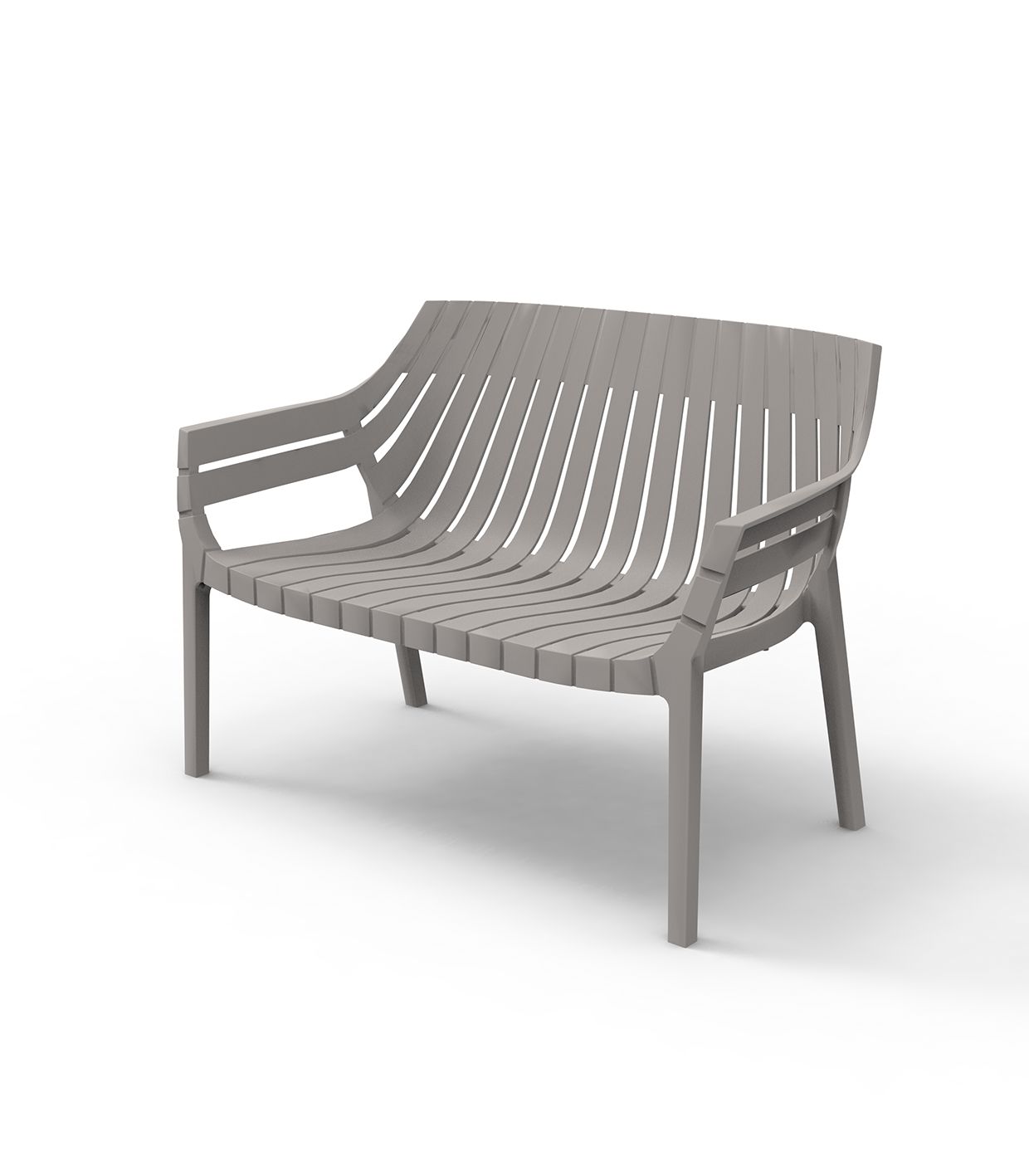 Tortora Spritz sofa by Archirivolto Design for Vondom, luxury outdoor sofa in reclaimed design crafted from Mediterranean recycled plastic – Modern Coastal Living.| Tortora