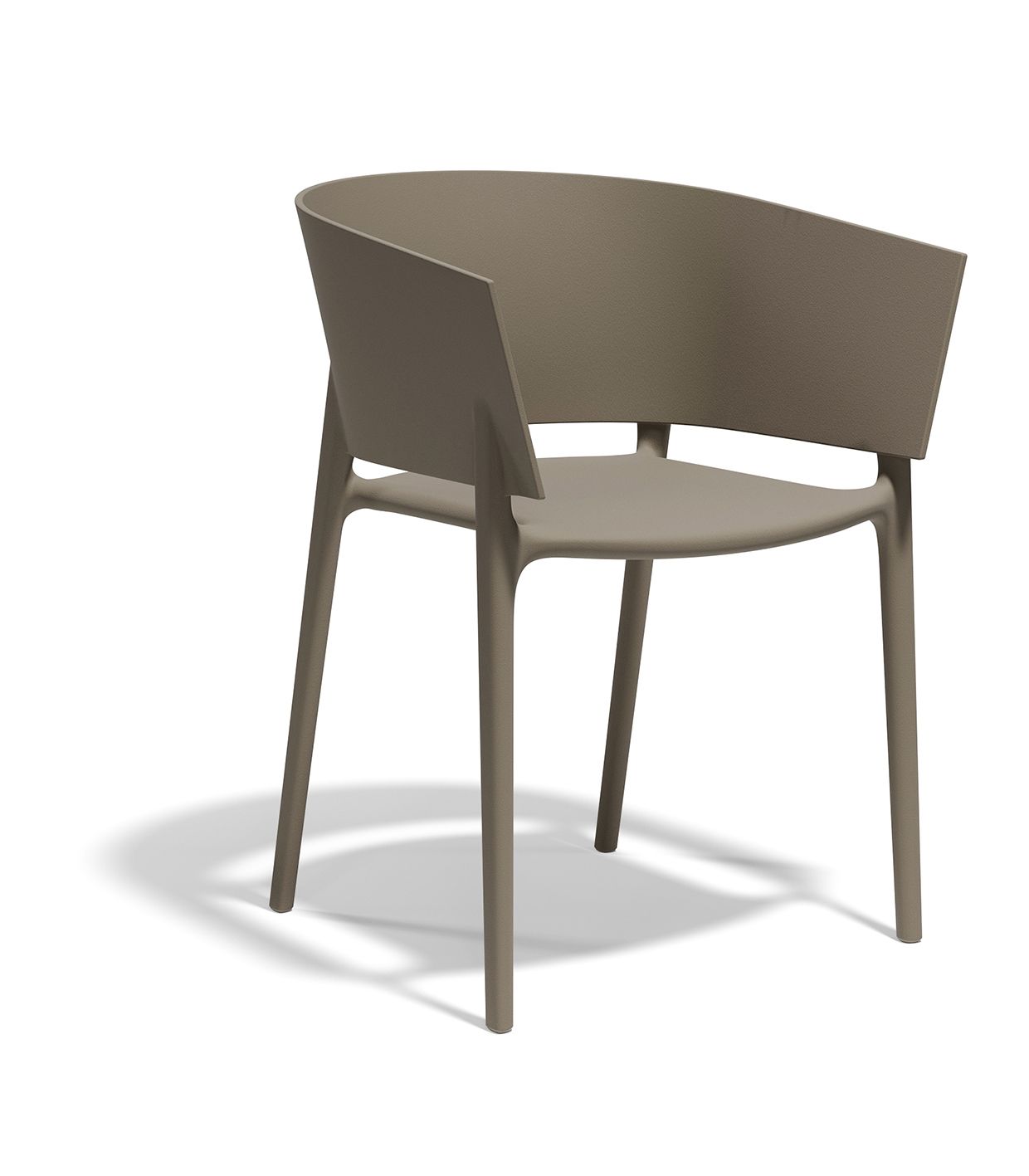 Tortora Africa Eco-Luxury Armchair by Eugeni Quitllet for Vondom crafted from recycled ocean plastics at Modern Coastal Living| Tortora