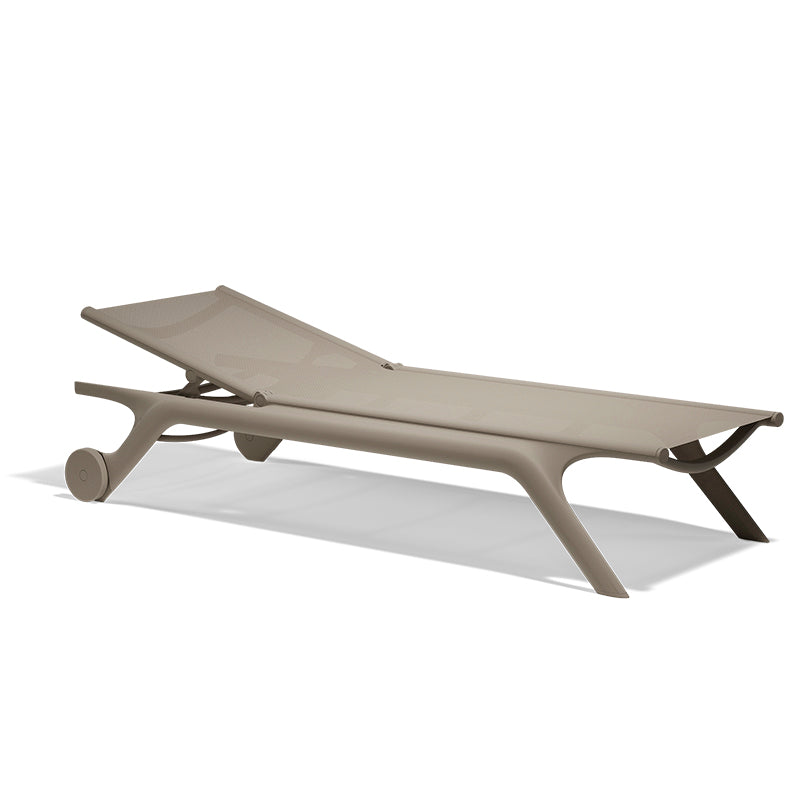 Tortora Africa Eco-Luxury Sun Lounger by Eugeni Quitllet for Vondom crafted from recycled ocean plastics at Modern Coastal Living| Tortora