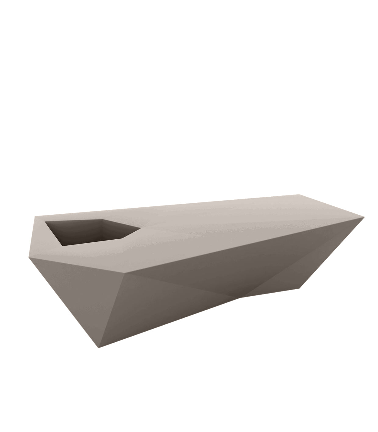 Tortora Faz bench by Ramón Esteve for Vondom, sustainable modern outdoor seating – Modern Coastal Living.| Tortora