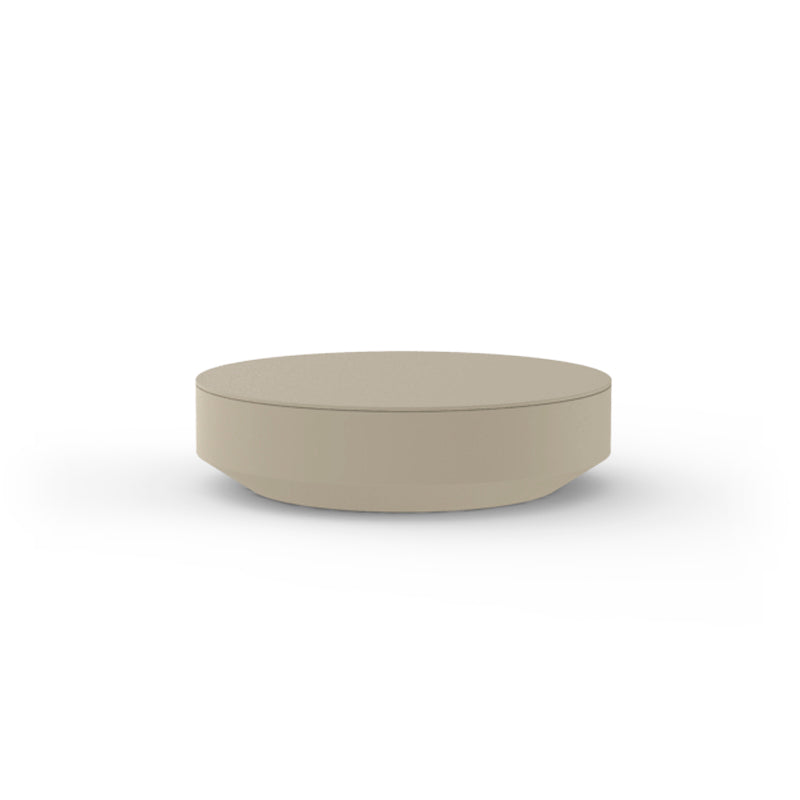 Tortora Vela medium coffee table by Ramón Esteve for Vondom, outdoor designer table made from recycled Mediterranean plastic – Modern Coastal Living.| Tortora