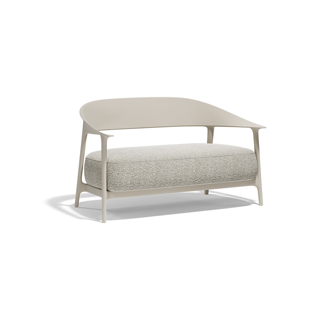 Medium Africa sofa in ecru by Vondom, modern sustainable indoor and outdoor seating from Modern Coastal Living |Ecru