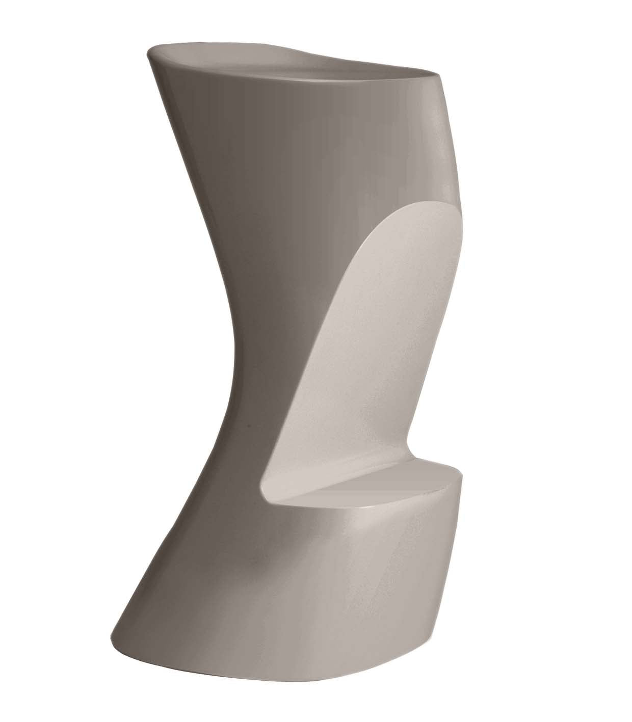 Tortora Noma bar stool by Vondom, sustainable modern stool by Javier Mariscal for stylish indoor and outdoor bars – Modern Coastal Living.| Tortora