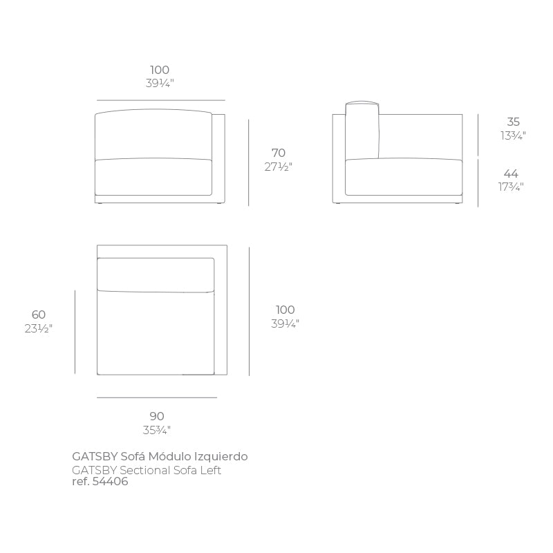 Sofa dimensions