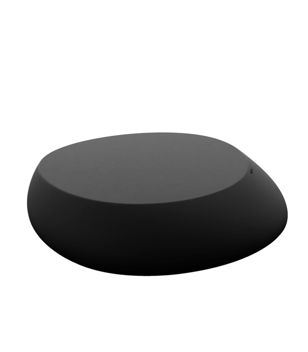 Stone Coffee table by Vondom in black for Modern Coastal Living, designed for outdoor use|Black