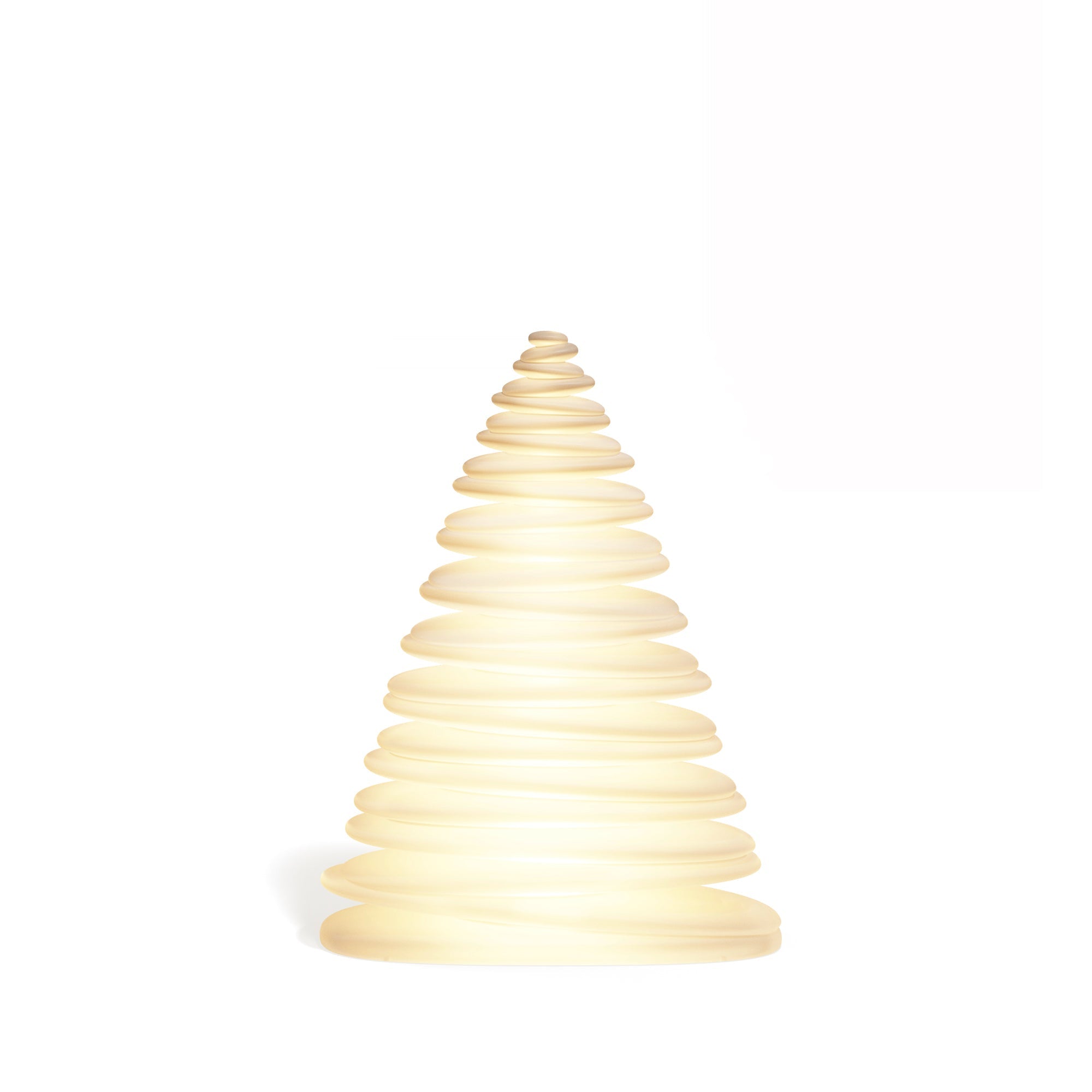 Medium Chrismy light by Vondom, sculptural glowing Christmas tree in sustainable design – Modern Coastal Living.| Medium
