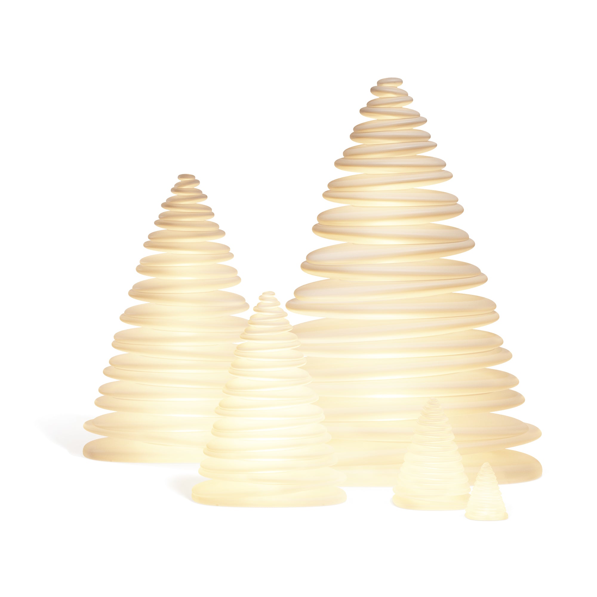 Chrismy light collection by Vondom, sculptural Christmas tree lights in modern design – Modern Coastal Living.