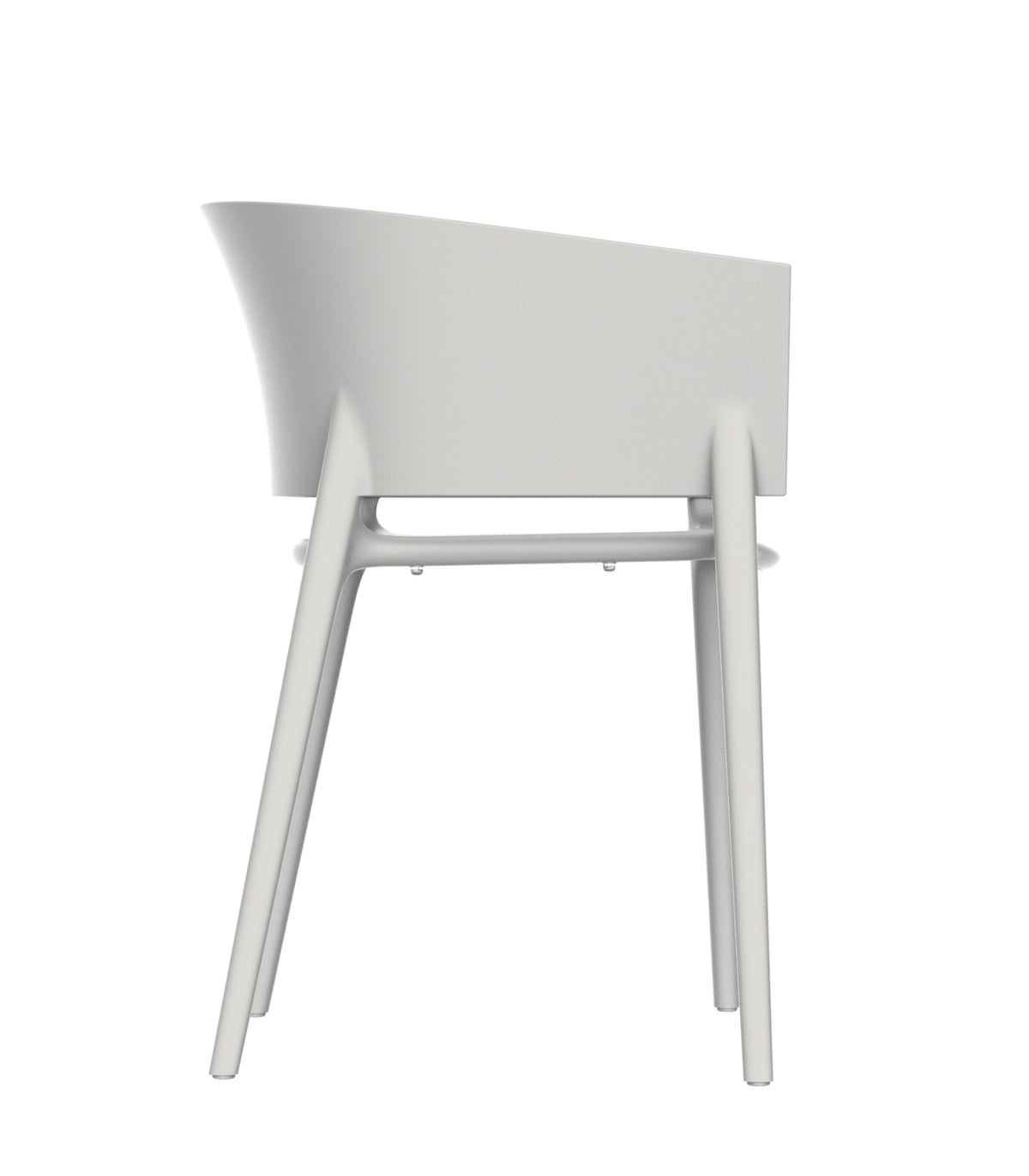 Ecru Africa Eco-Luxury Armchair by Eugeni Quitllet for Vondom crafted from recycled ocean plastics at Modern Coastal Living| Ecru