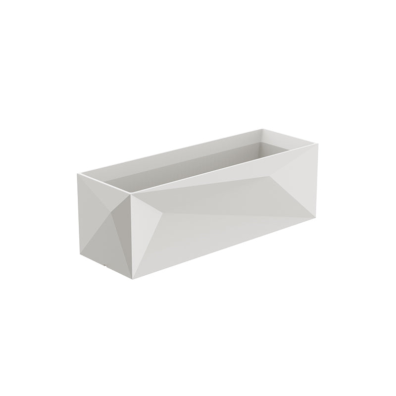 Faz Jardiniere planter by Vondom, sustainable modern planter for luxury indoor and outdoor spaces – Modern Coastal Living white| White
