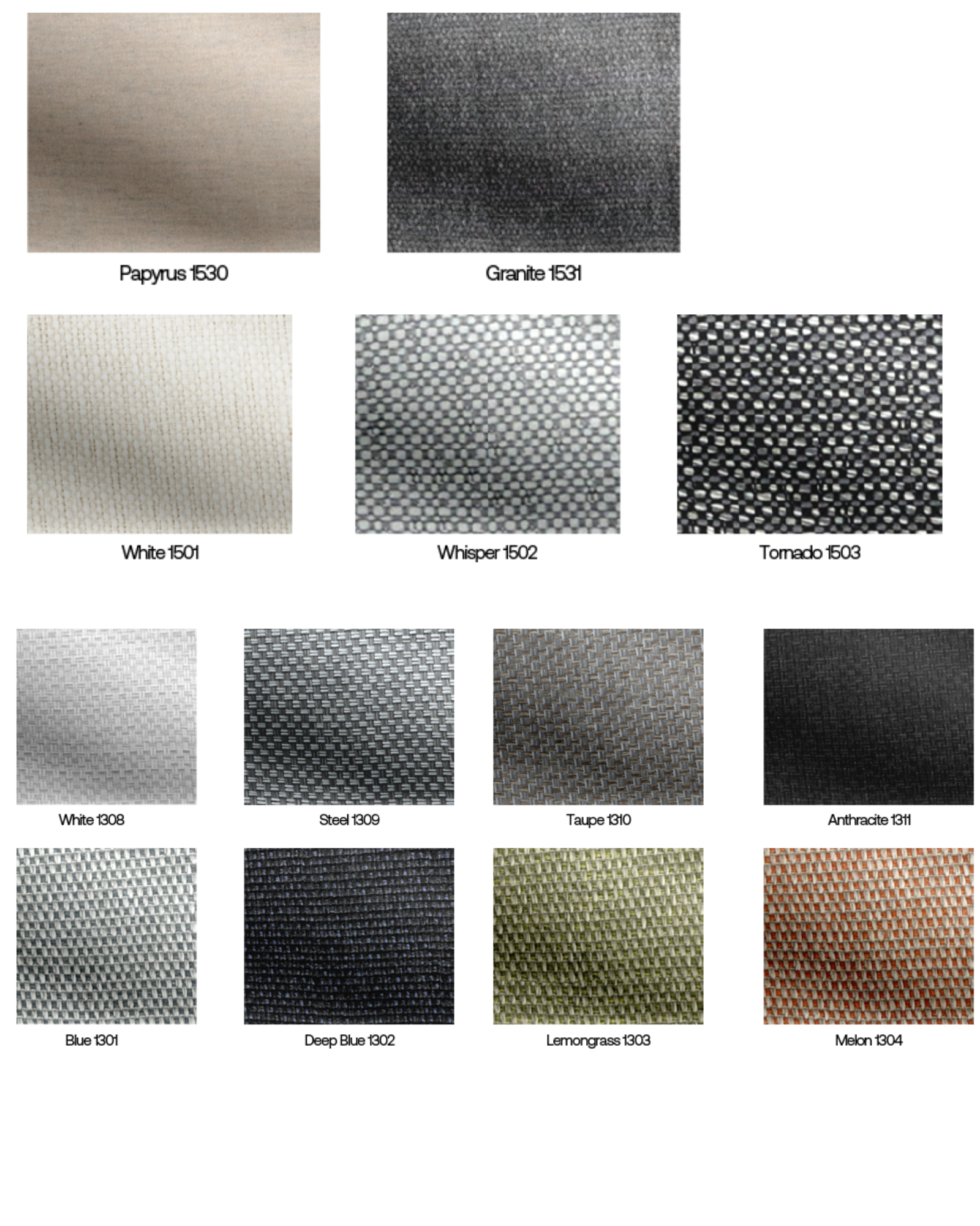 Vondom fabric group 1B swatches, eco-luxury performance textiles crafted from innovative sustainable materials – Modern Coastal Living.| 1B