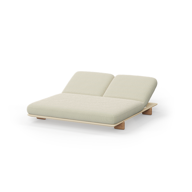 Milos Daybed by Jean-Marie Massaud for Vondom eco-conscious Mediterranean outdoor luxury at Modern Coastal Living| Milos daybed