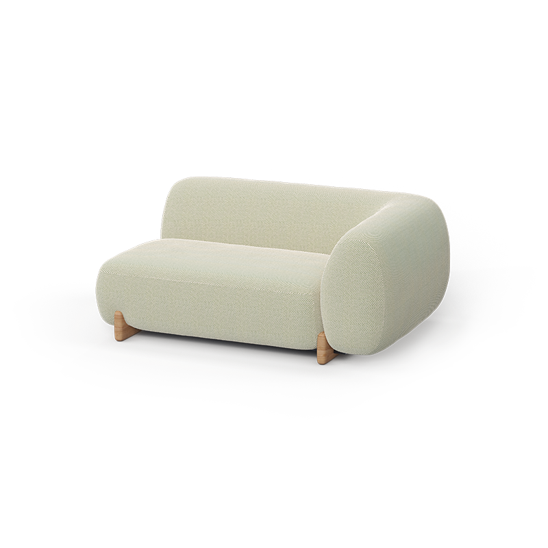 Milos Sectional Sofa Left Arm XL by Jean-Marie Massaud for Vondom eco-luxury modular seating at Modern Coastal Living| Milos left arm XL