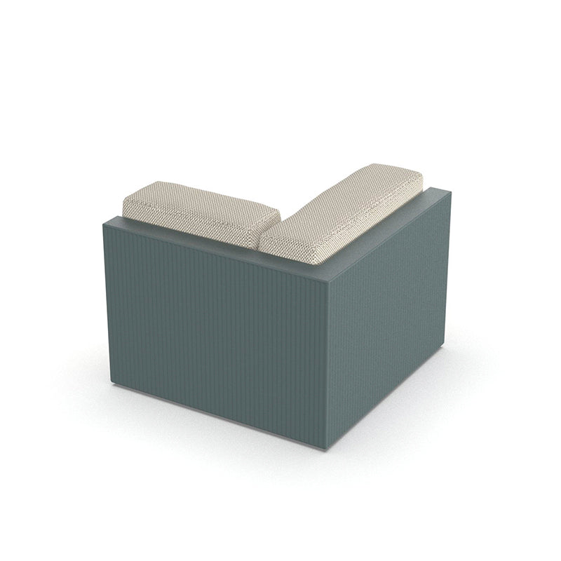 Modo Green Gatsby Sofa Left Corner Section by Vondom eco-luxury modular seating at Modern Coastal Living| Modo Green