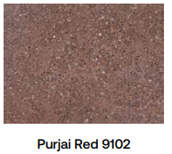 Purjai Red concrete table top colour in a bold eco-conscious luxury finish for Modern Coastal Living furniture| Purjai Red