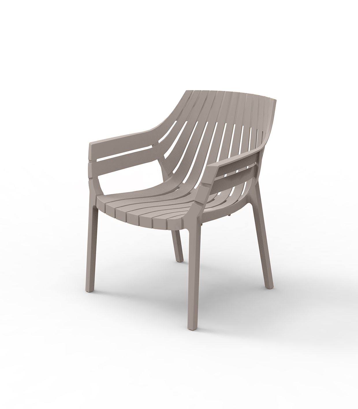 Tortora Spritz lounge chair by Archirivolto Design for Vondom, luxury outdoor lounge seating in refined reclaimed design made from Mediterranean recycled plastic – Modern Coastal Living| Tortora