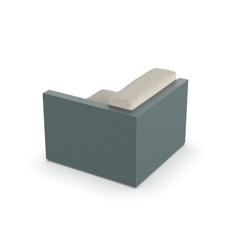 Modo green Gatsby Sofa Left Section by Ramón Esteve for Vondom eco-luxury modular seating at Modern Coastal Living| Modo Green