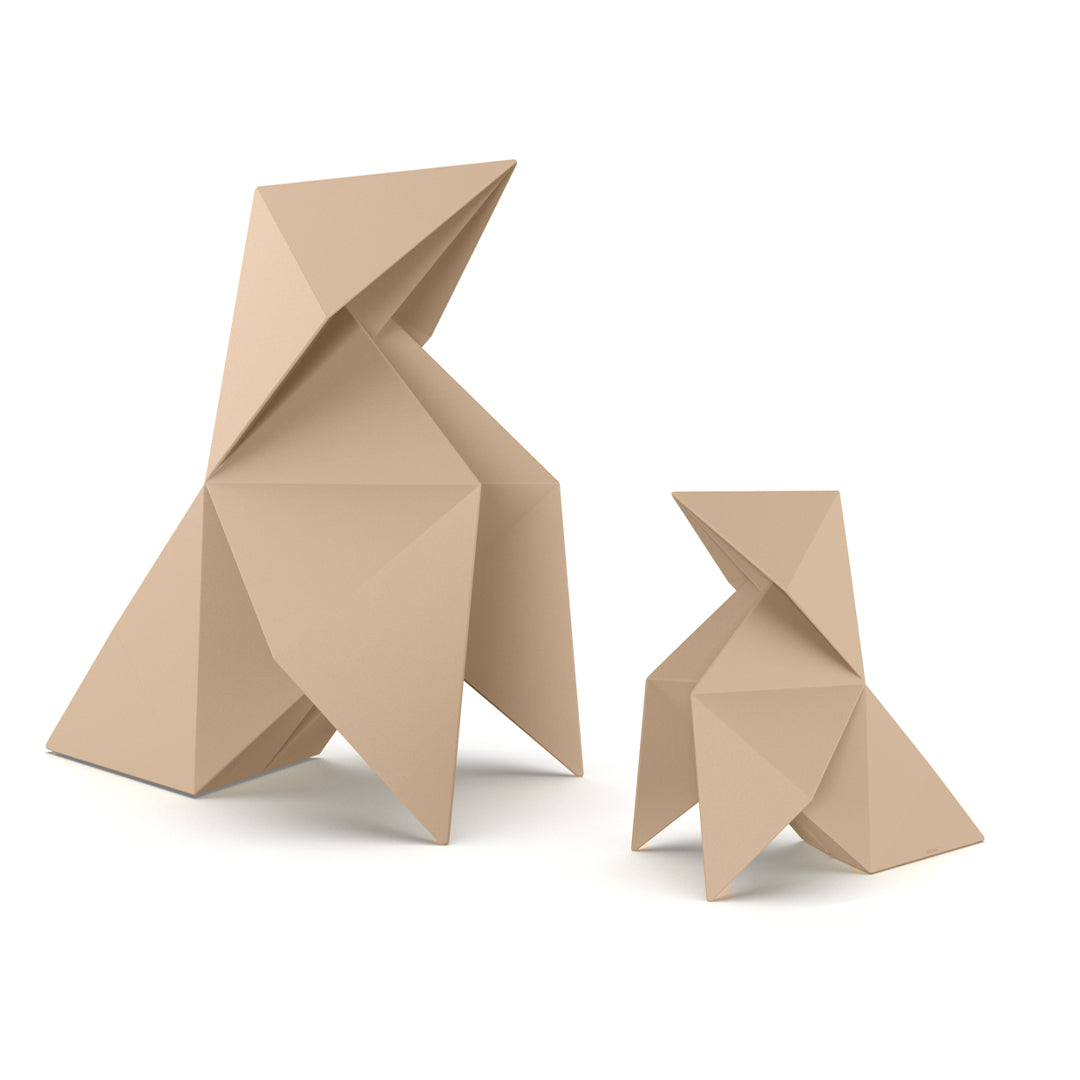 Origami Tori & Kotori bird sculptures by Vondom, contemporary sustainable design for modern homes and gardens – Modern Coastal Living.